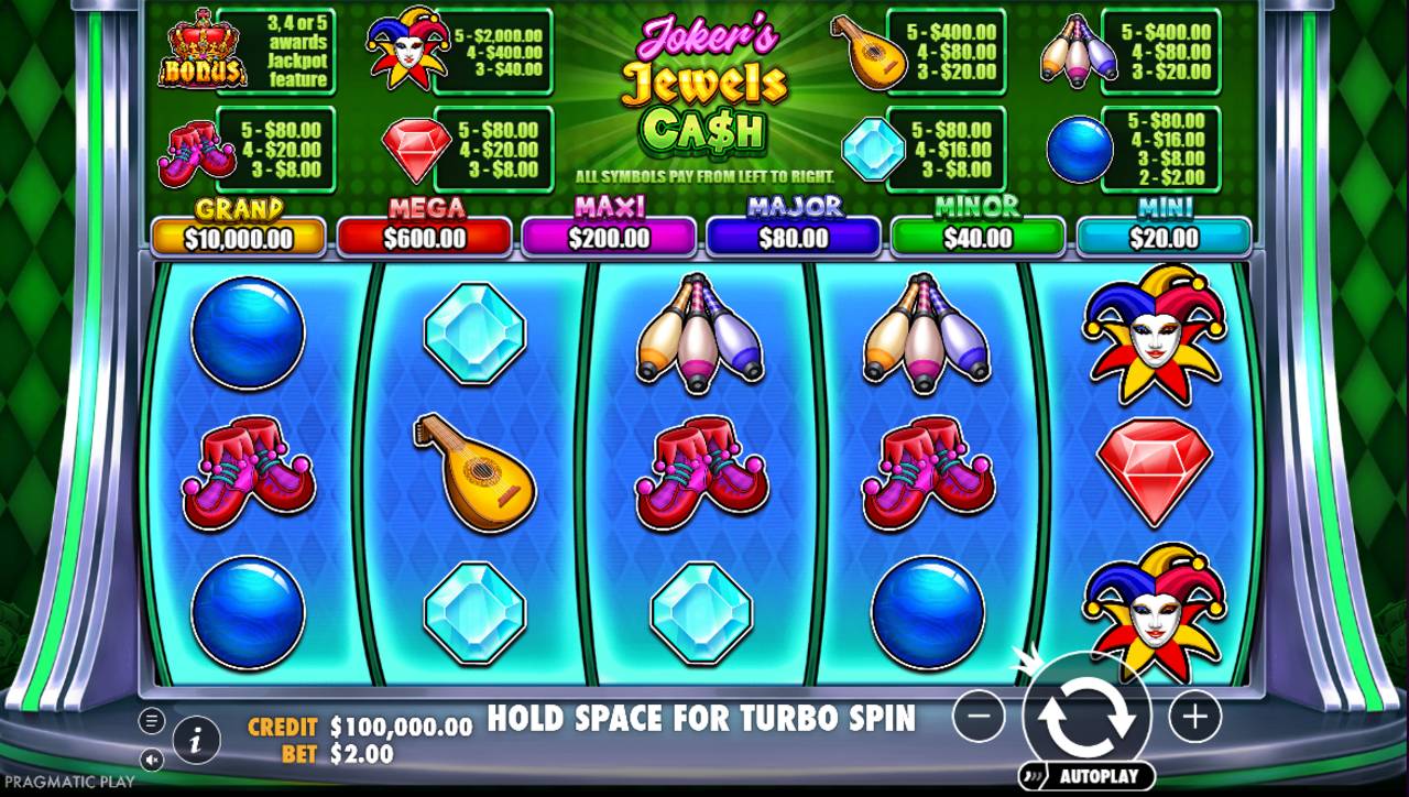 Joker’s Jewels Cash (Pragmatic Play) Image 2